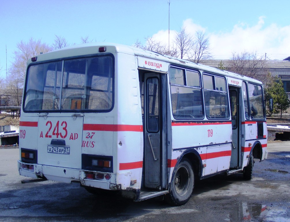 Хабаровский край, ПАЗ-32051-110 № 119