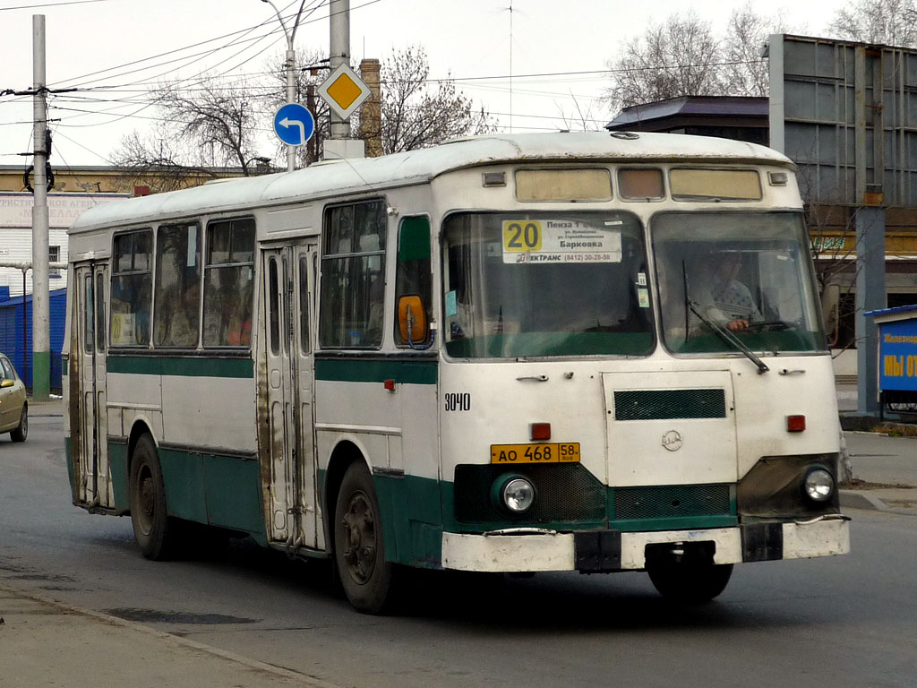 Пензенская область, ЛиАЗ-677М № 3040