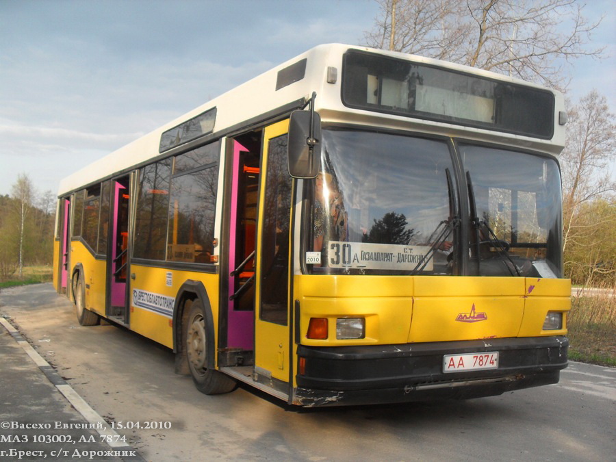 Obwód brzeski, MAZ-103.002 Nr 295