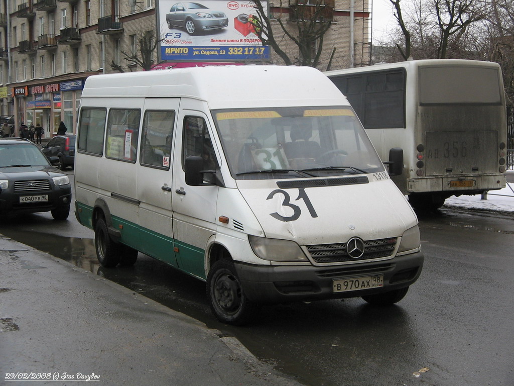 Санкт-Петербург, Mercedes-Benz Sprinter W904 408CDI № 13118