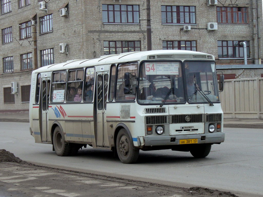 Кировская область, ПАЗ-4234 № АК 381 43