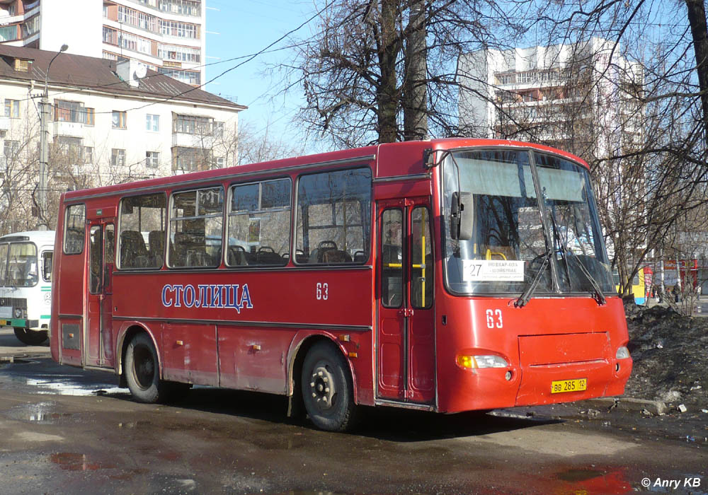 Марий Эл, ПАЗ-4230-03 № 63