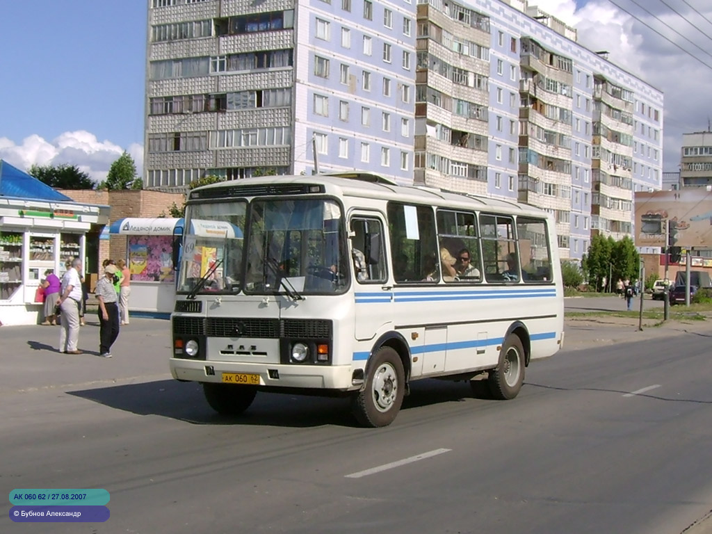 Рязанская область, ПАЗ-32054-07 № АК 060 62