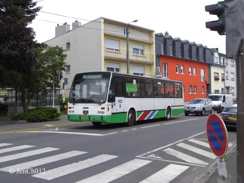 Люксембург, Van Hool A600 № 40