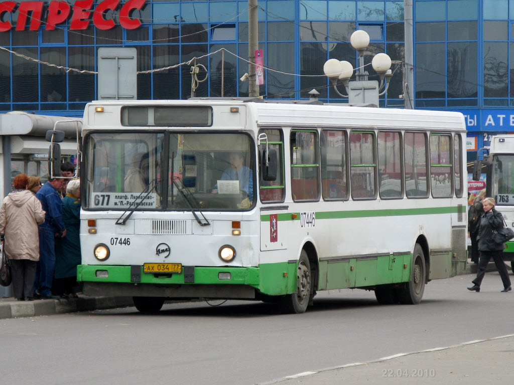 Москва, ЛиАЗ-5256.25 № 07446