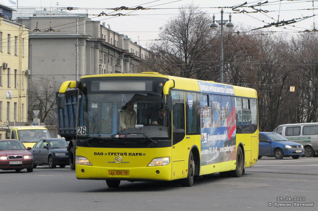 Санкт-Петербург, Golden Dragon XML6112UE № АХ 330 78