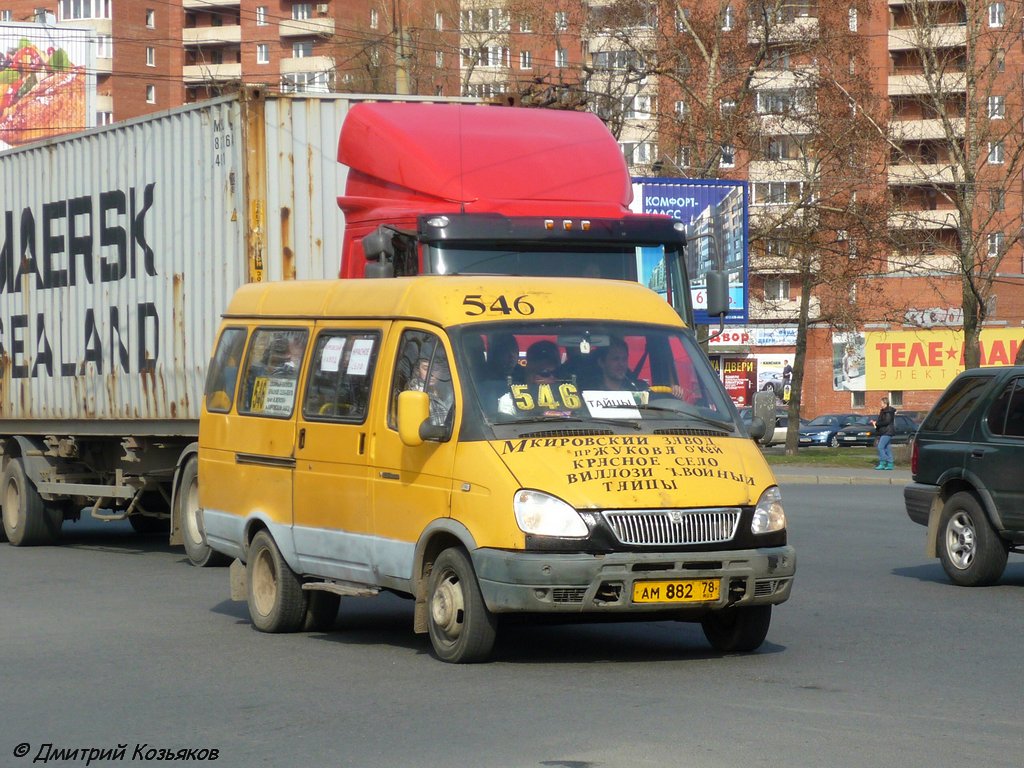 Ленинградская область, ГАЗ-322132 (XTH, X96) № АМ 882 78