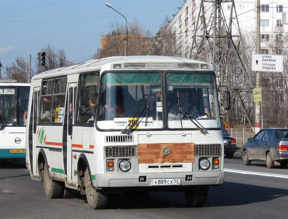 Нижегородская область, ПАЗ-32054 № Х 889 СХ 52