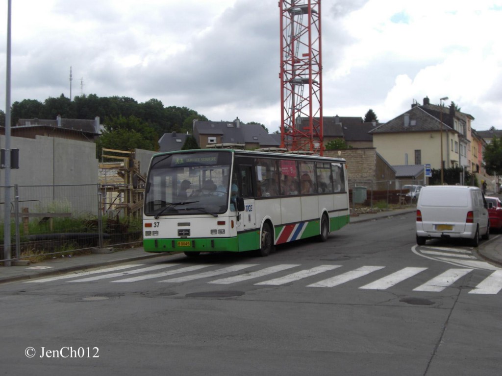 Люксембург, Van Hool A600 № 37