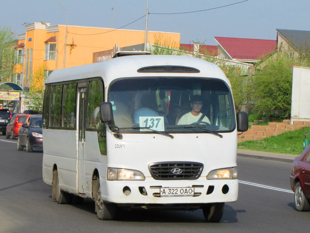 Алматы, Hyundai County Deluxe № A 322 OAO