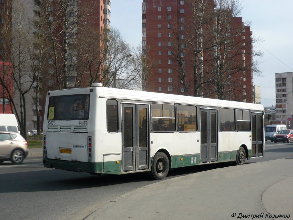 Санкт-Петербург, ЛиАЗ-5256.25 № 5493