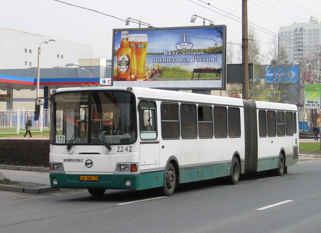 Санкт-Петербург, ЛиАЗ-6212.00 № 2242