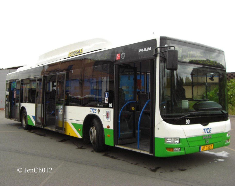 Люксембург, MAN A21 Lion's City NL313 CNG № 90