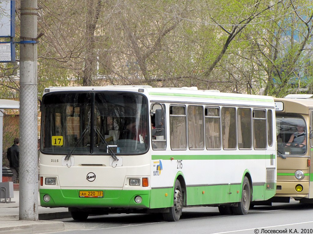 Тюменская область, ЛиАЗ-5293.00 № 2115