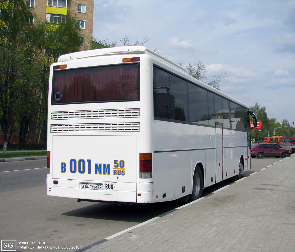 Московская область, Setra S315GT-HD № В 001 ММ 50