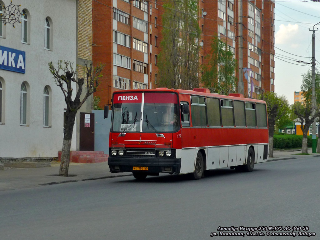 Пензенская область, Ikarus 250.59 № 173