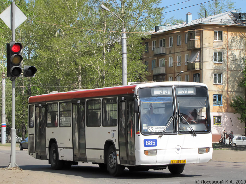 Omsk region, Mercedes-Benz O345 Nr. 885