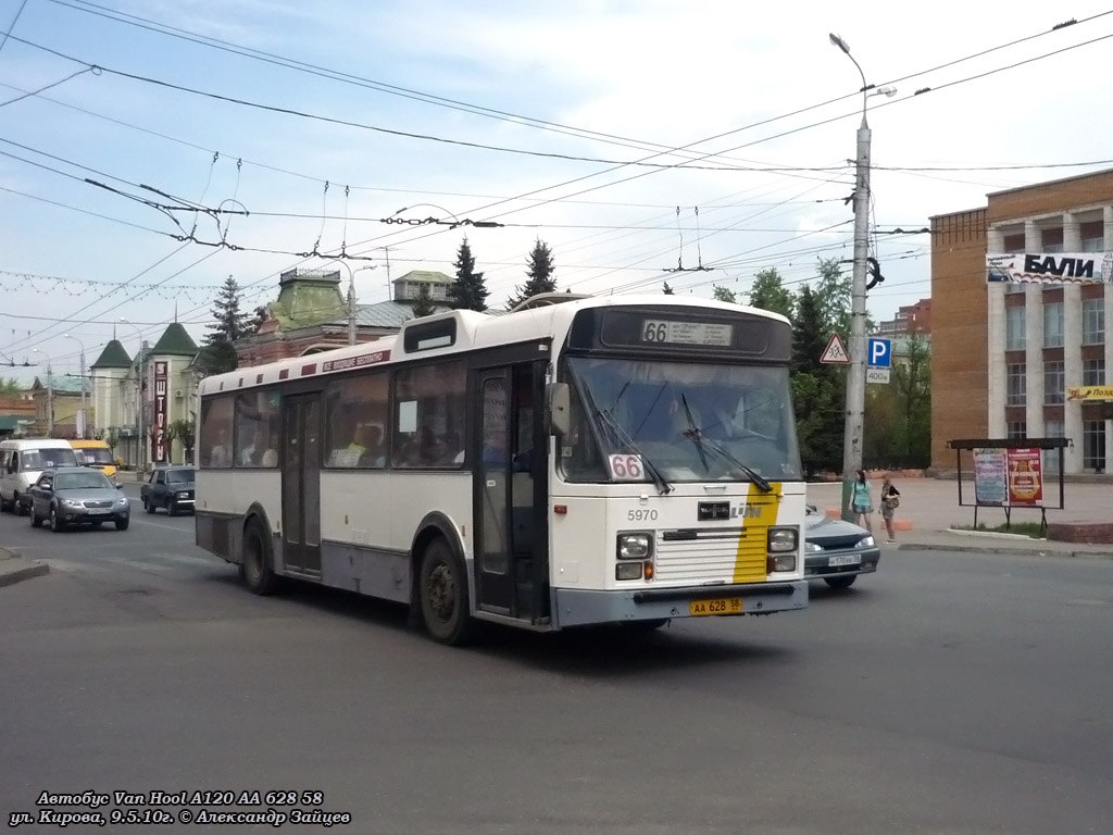 Пензенская область, Van Hool A120/31 № АА 628 58