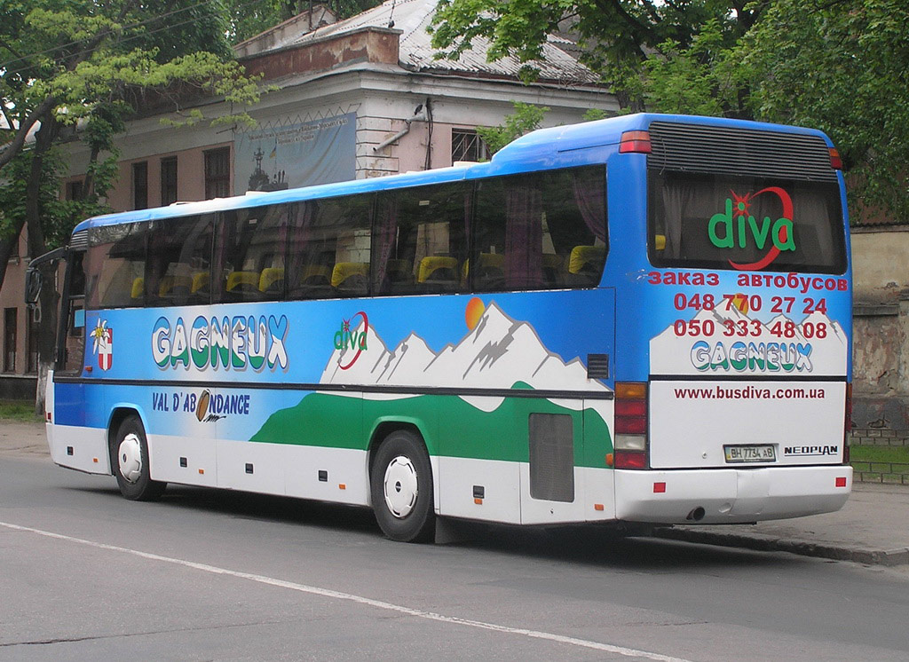 Одесская область, Neoplan N316SHD Transliner Neobody № BH 7734 AB