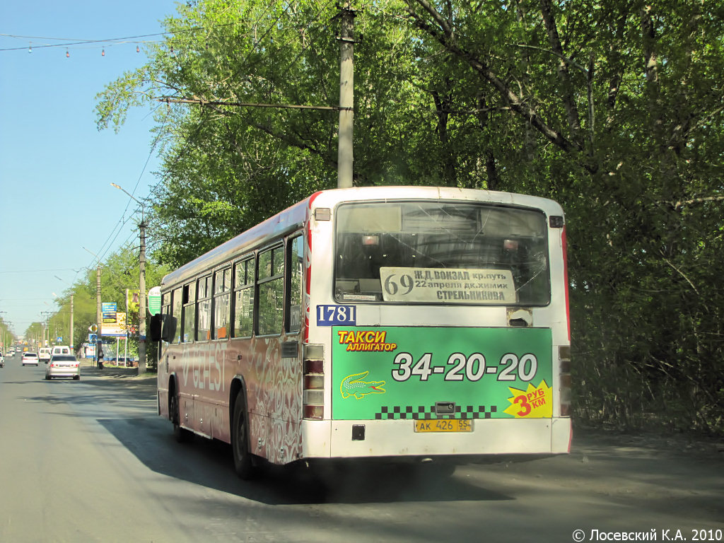 Омская область, Mercedes-Benz O345 № 1781
