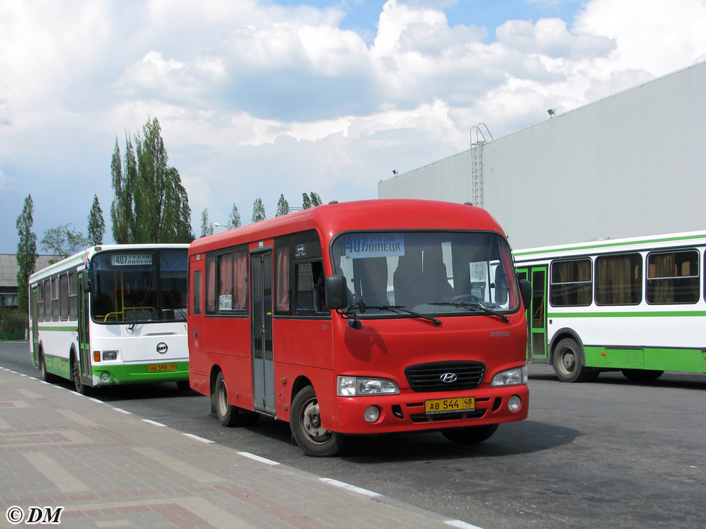 Липецкая область, Hyundai County SWB C06 (ТагАЗ) № АВ 544 48