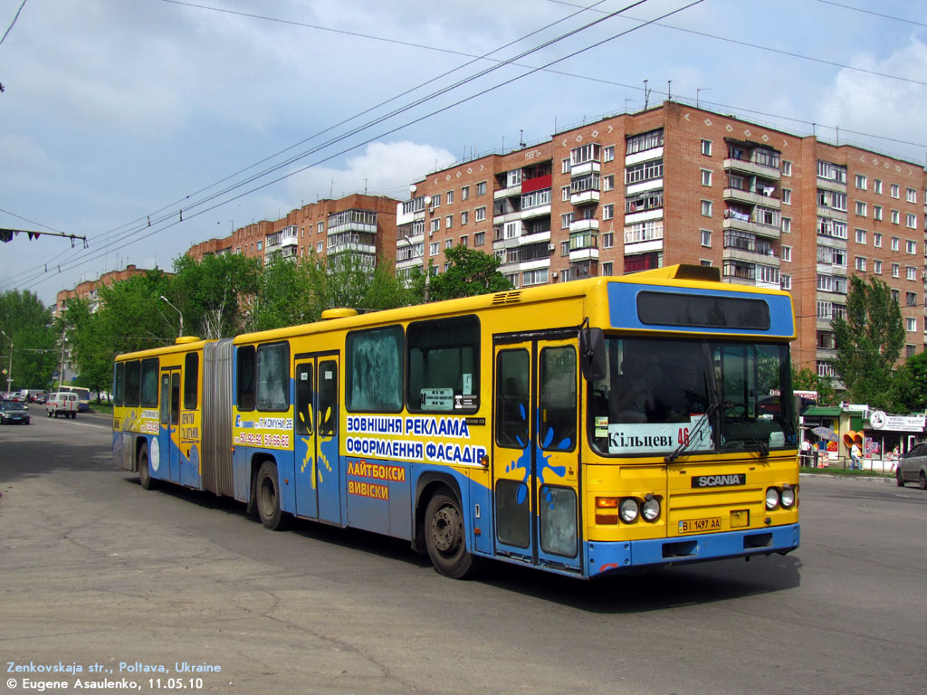 Poltava region, Scania CN113ALB Nr. BI 1497 AA