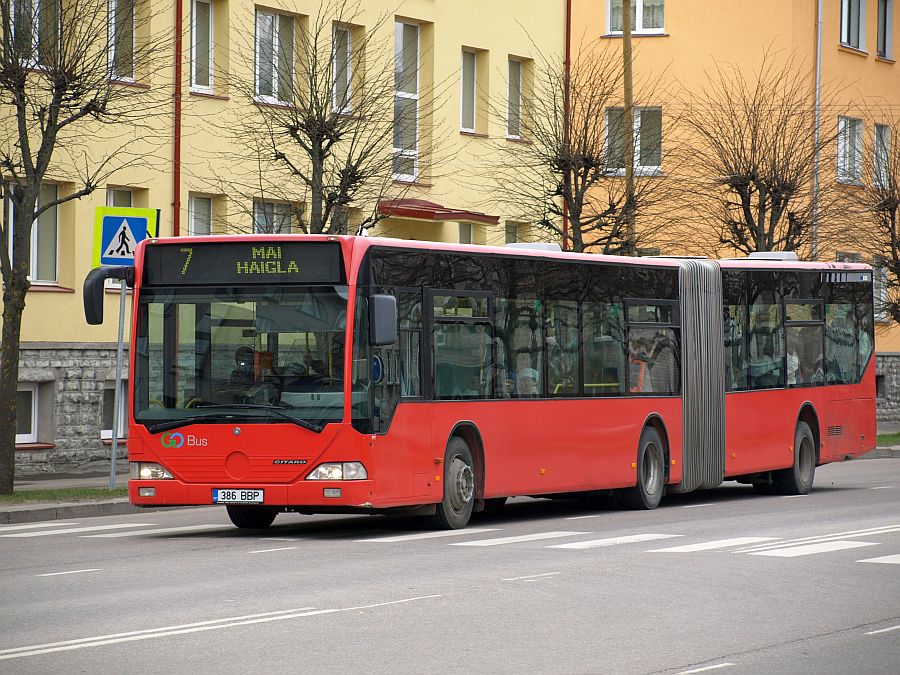 Эстония, Mercedes-Benz O530G Citaro G № 386 BBP