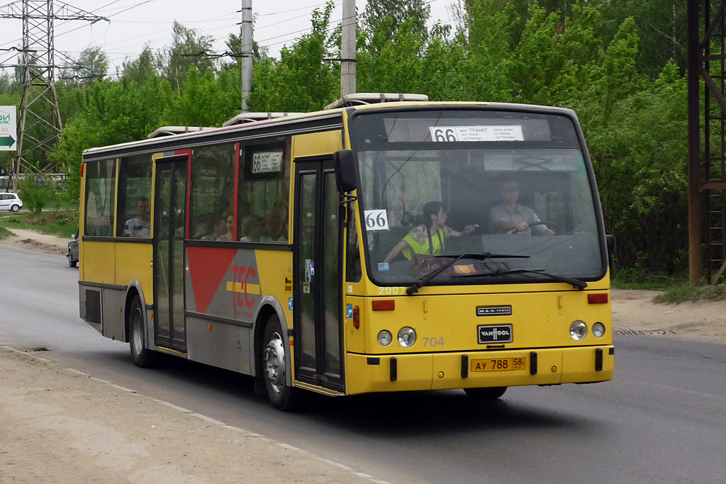 Пензенская вобласць, Van Hool A600 № АУ 788 58