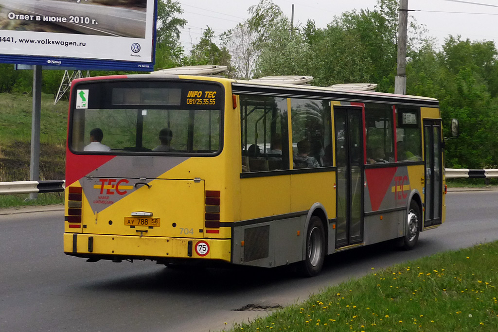 Penza region, Van Hool A600 # АУ 788 58