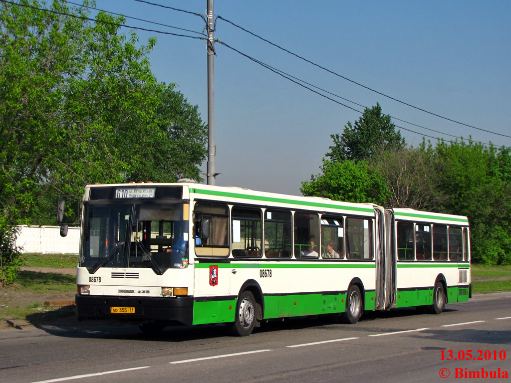 Москва, Ikarus 435.17 № 08678