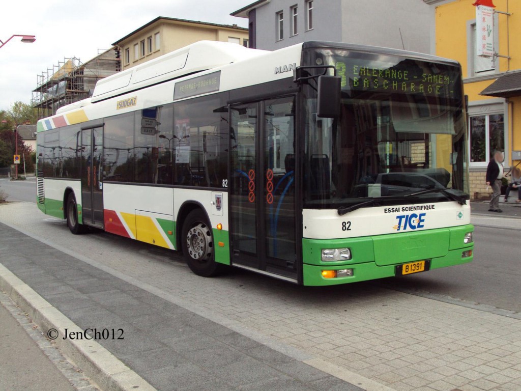 Люксембург, MAN A21 NL313 CNG № 82