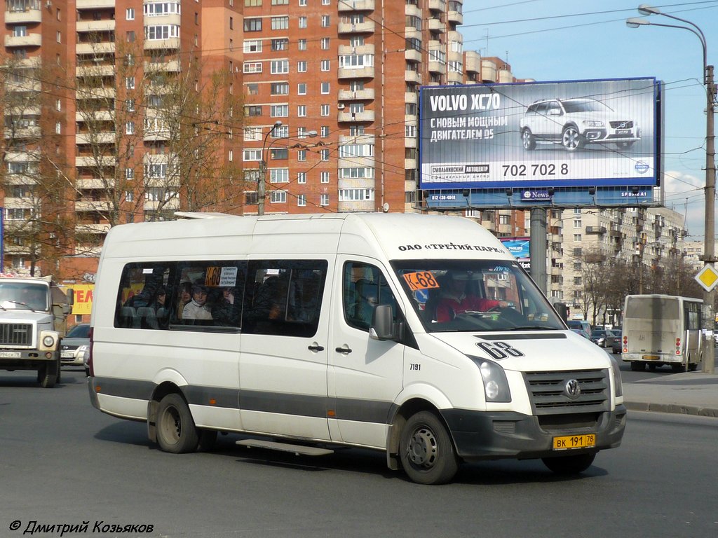 Санкт-Петербург, БТД-2219 (Volkswagen Crafter) № ВК 191 78