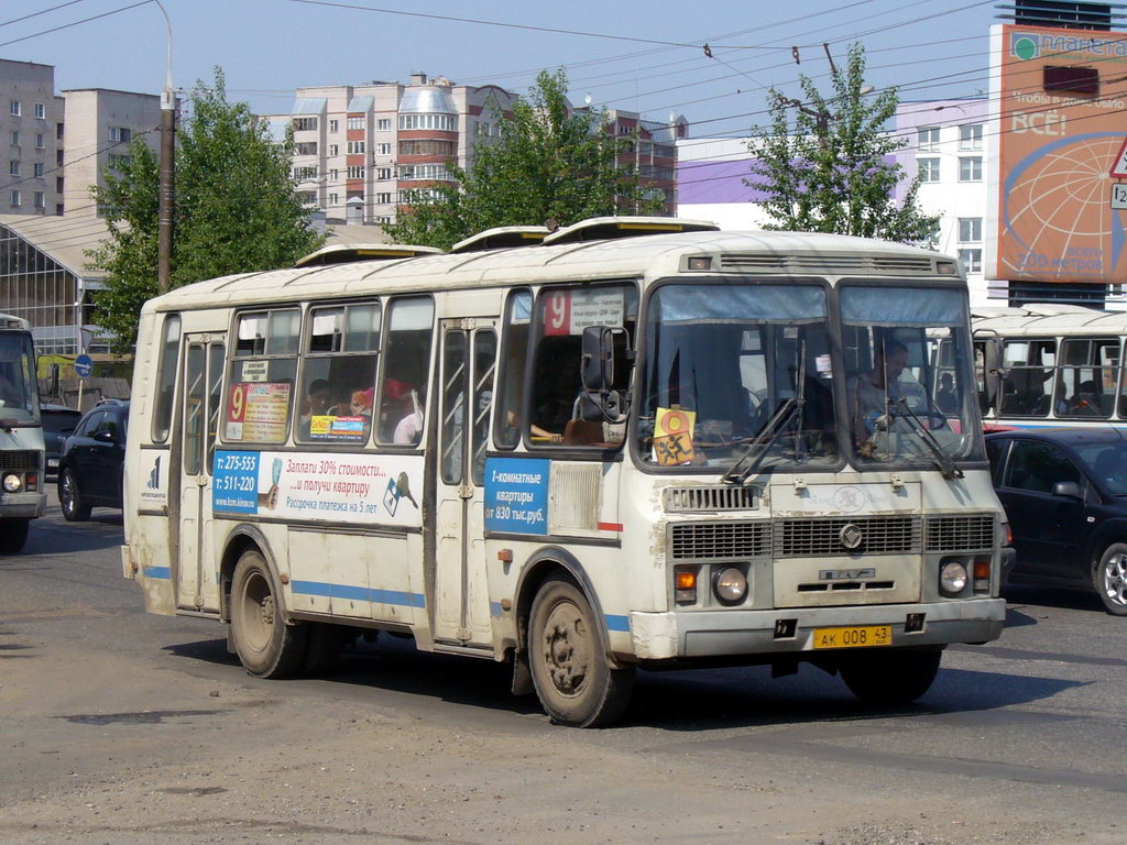 Кировская область, ПАЗ-4234 № АК 008 43