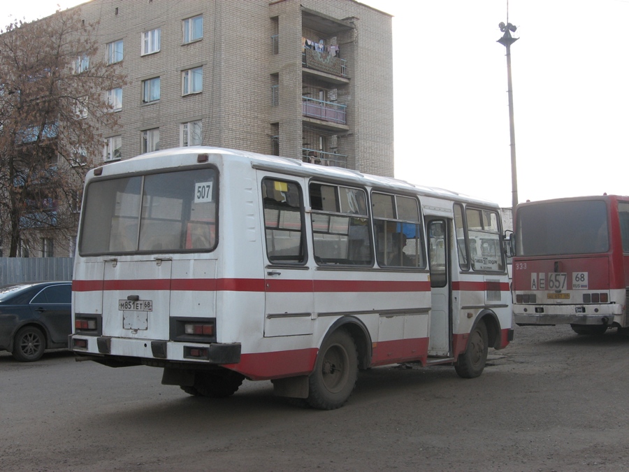 Тамбовская область, ПАЗ-3205 (00) № М 851 ЕТ 68; Тамбовская область, Ikarus 250.59 № 333