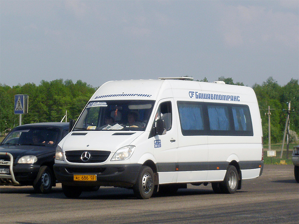 Башкортостан, 906.655 (Mercedes-Benz Sprinter 515CDI) № АС 686 02