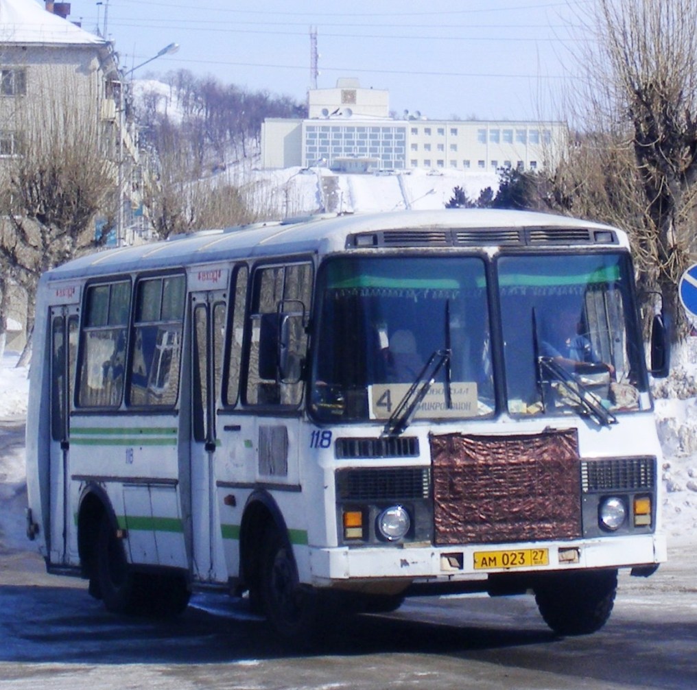 Хабаровский край, ПАЗ-32051-110 № 118