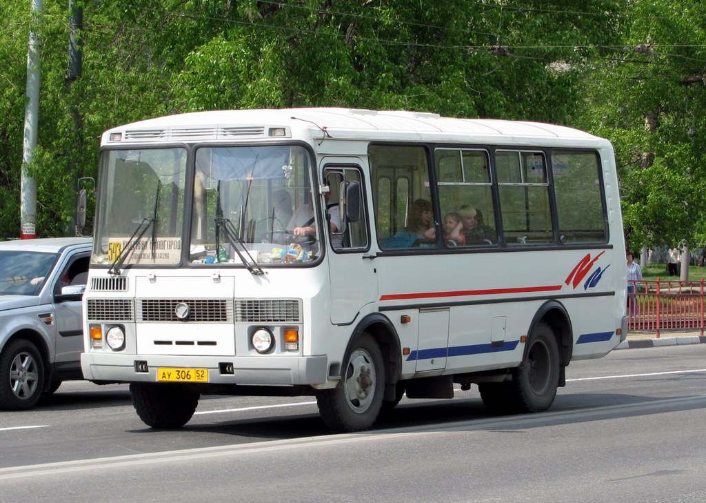 Нижегородская область, ПАЗ-32054 № АУ 306 52