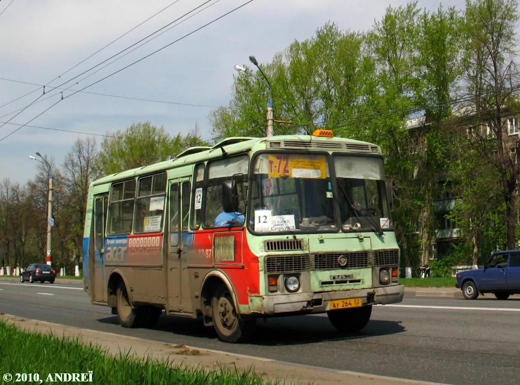 Нижегородская область, ПАЗ-32054 № АУ 264 52