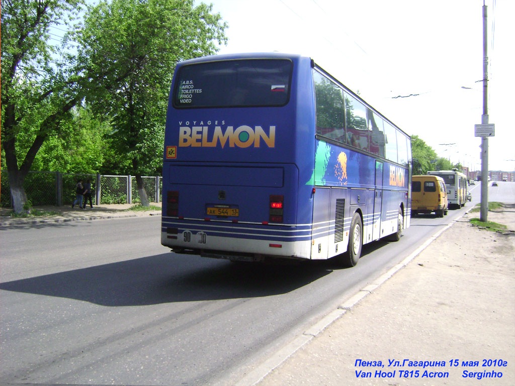 Мордовия, Van Hool T815 Acron № АК 544 13