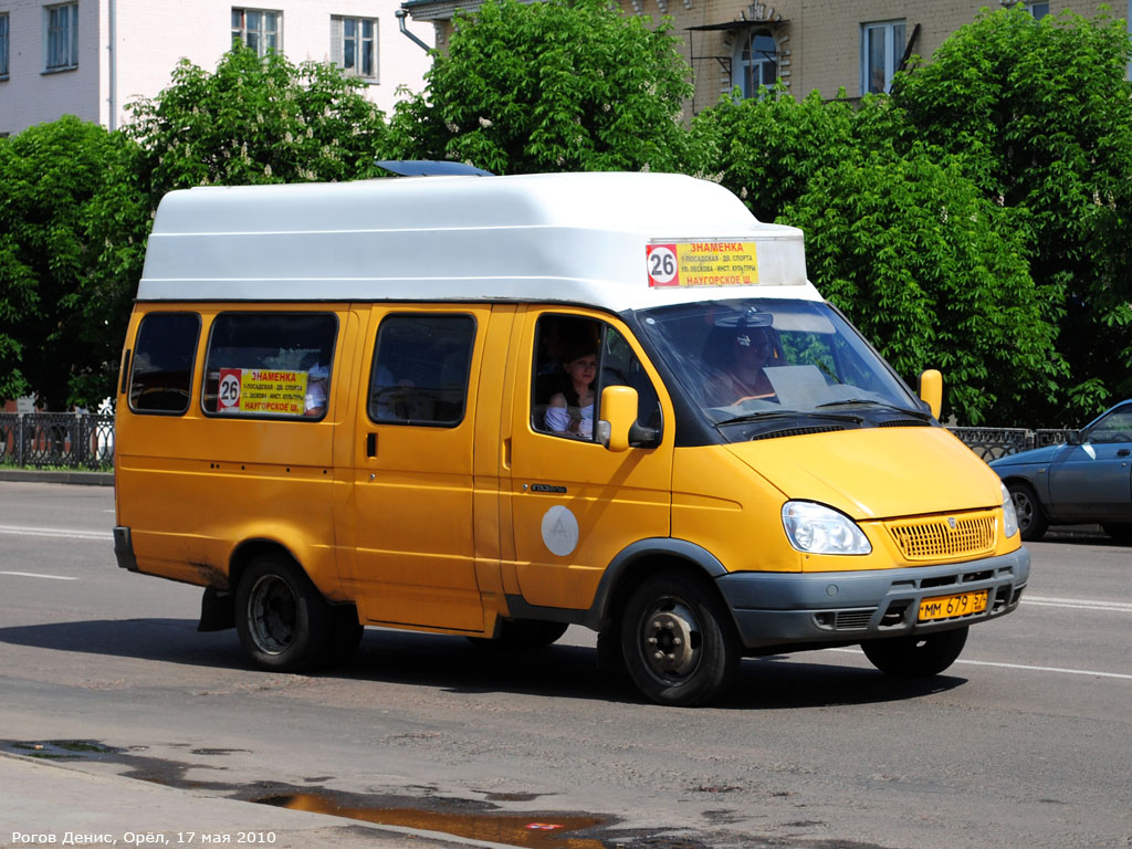 Орловская область, ГАЗ-322133 (XTH, X96) № ММ 679 57 — Фото — Автобусный  транспорт