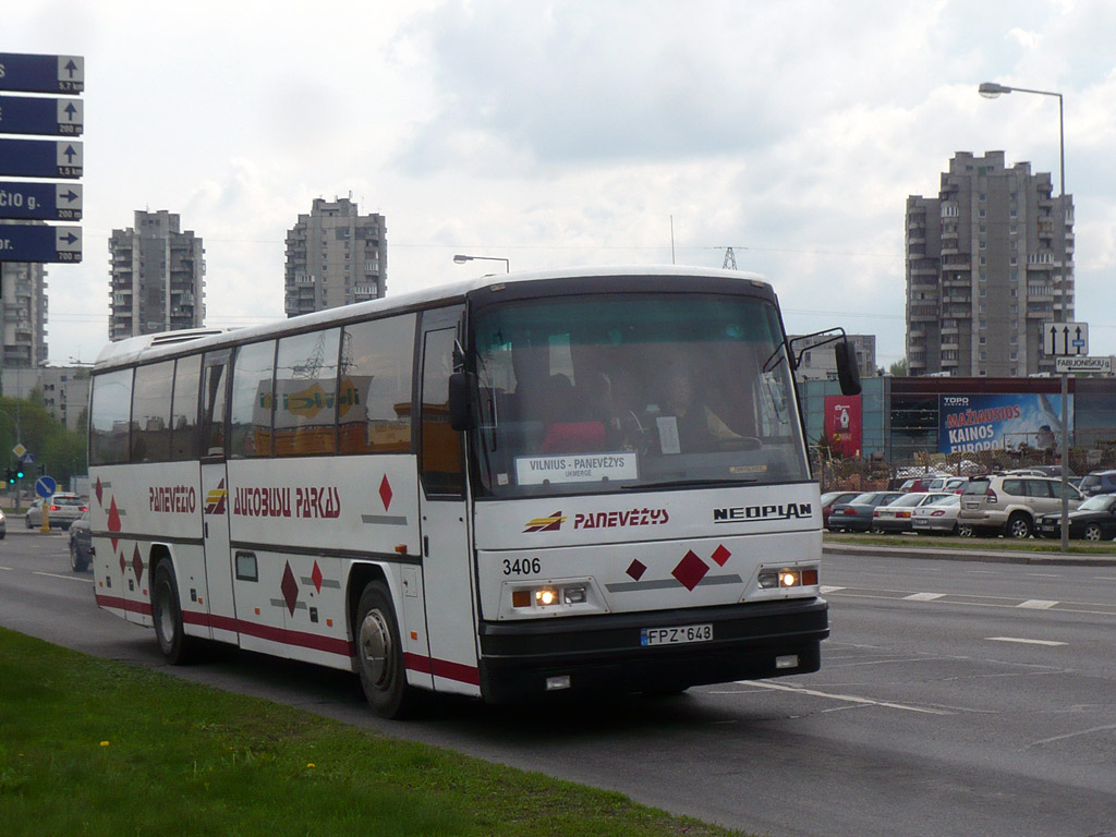 Литва, Neoplan N316K Transliner № 3406