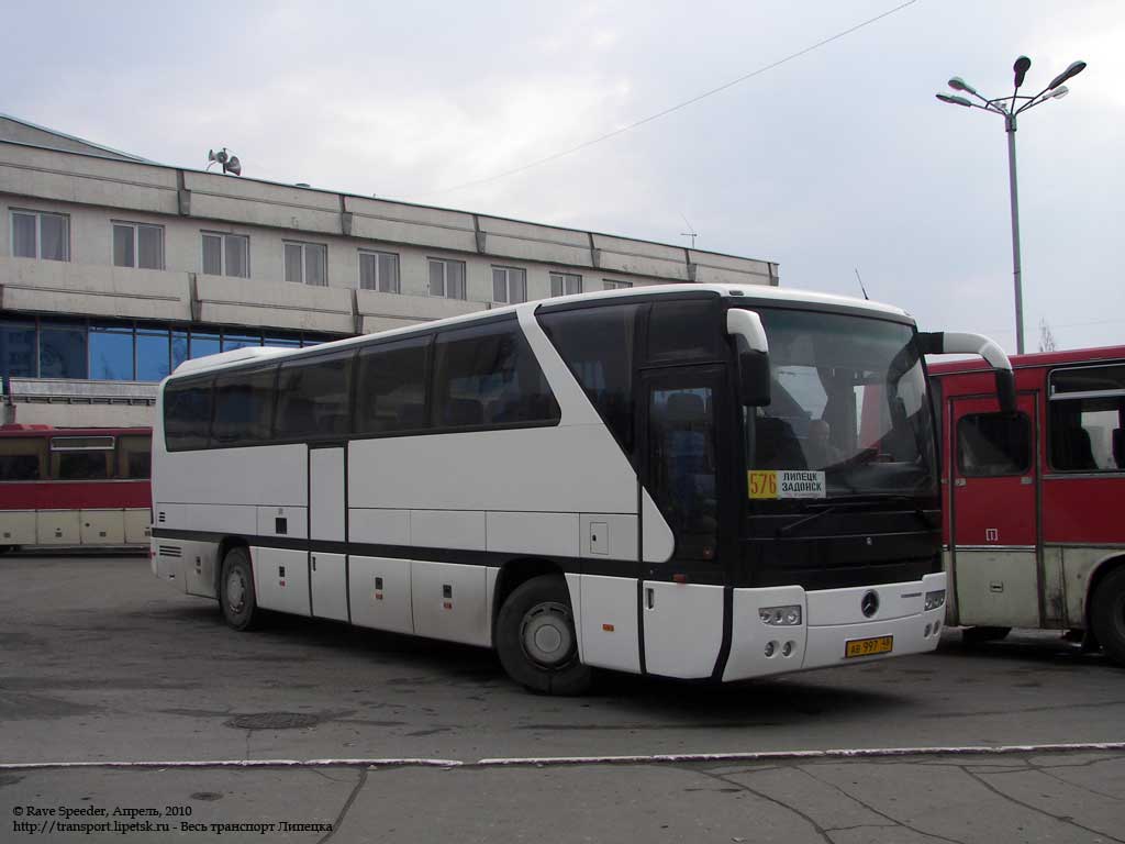 Липецкая область, Mercedes-Benz O350-15RHD Tourismo № АВ 997 48