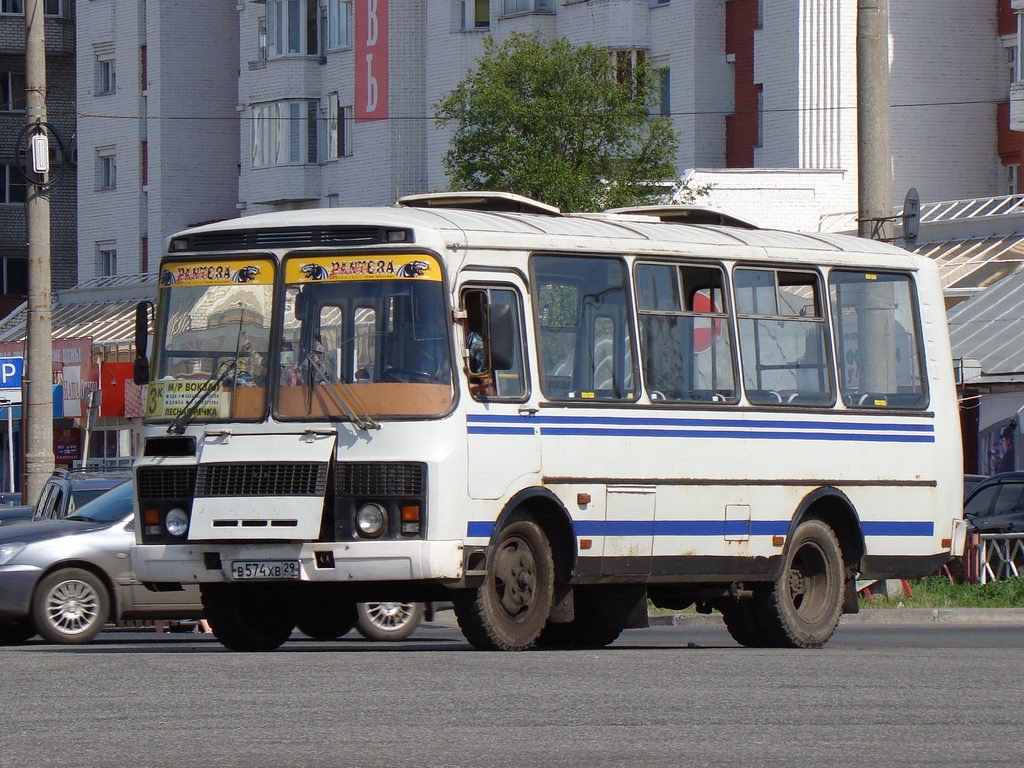 Архангельская область, ПАЗ-32054 № В 574 ХВ 29