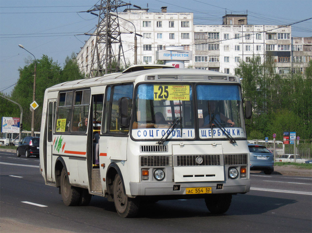Nizhegorodskaya region, PAZ-32054 Nr. АС 554 52