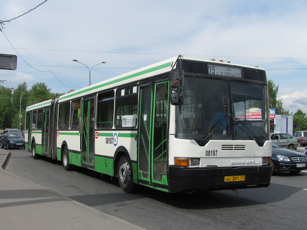 Москва, Ikarus 435.17 № 08187