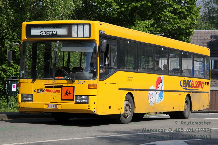 Бельгия, Mercedes-Benz O405 № 6154