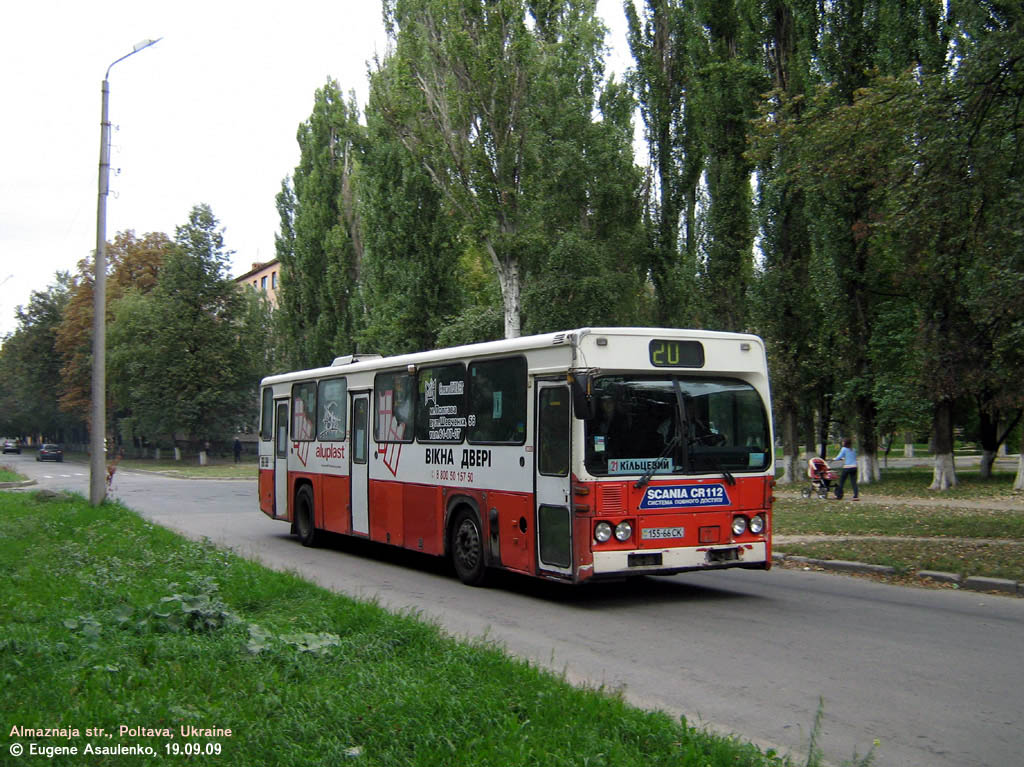 Полтавская область, Scania CR112 (Полтава-Автомаш) № 155-66 СК