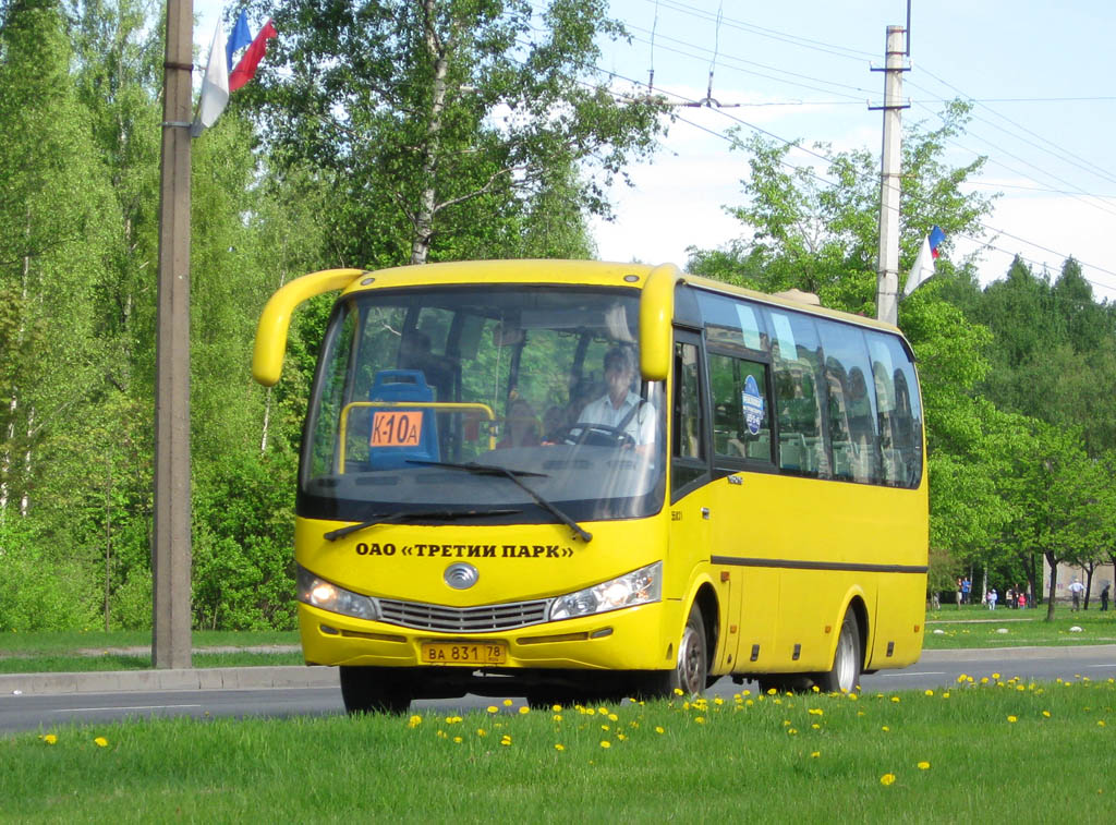 Санкт-Петербург, Yutong ZK6737D № ВА 831 78