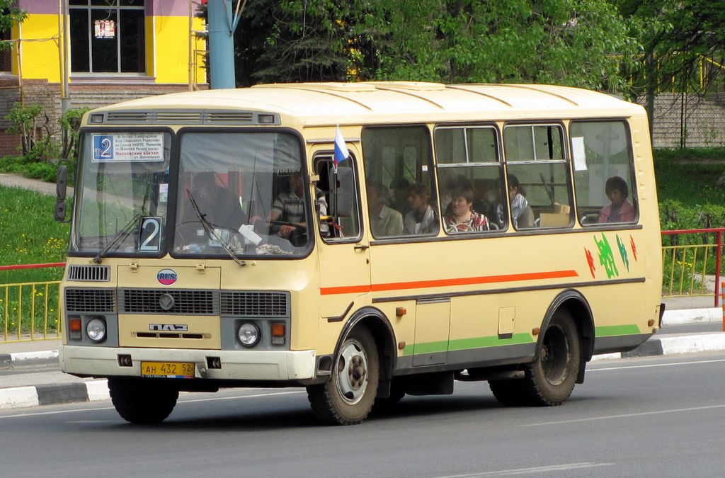 Нижегородская область, ПАЗ-32054 № АН 432 52