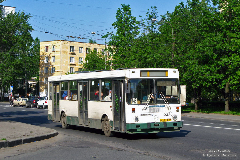 Санкт-Петербург, ЛиАЗ-5256.25 № 5378